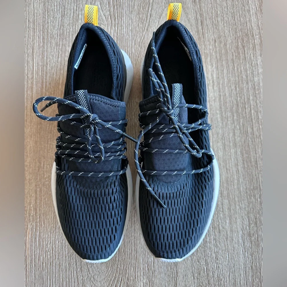Sorel Kinetic Impact Lace Sneaker Black & White Womens 10 NWB Retail $140 - Picture 2 of 15